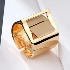 SKS Gold  Wide Belt Buckle Bracelet